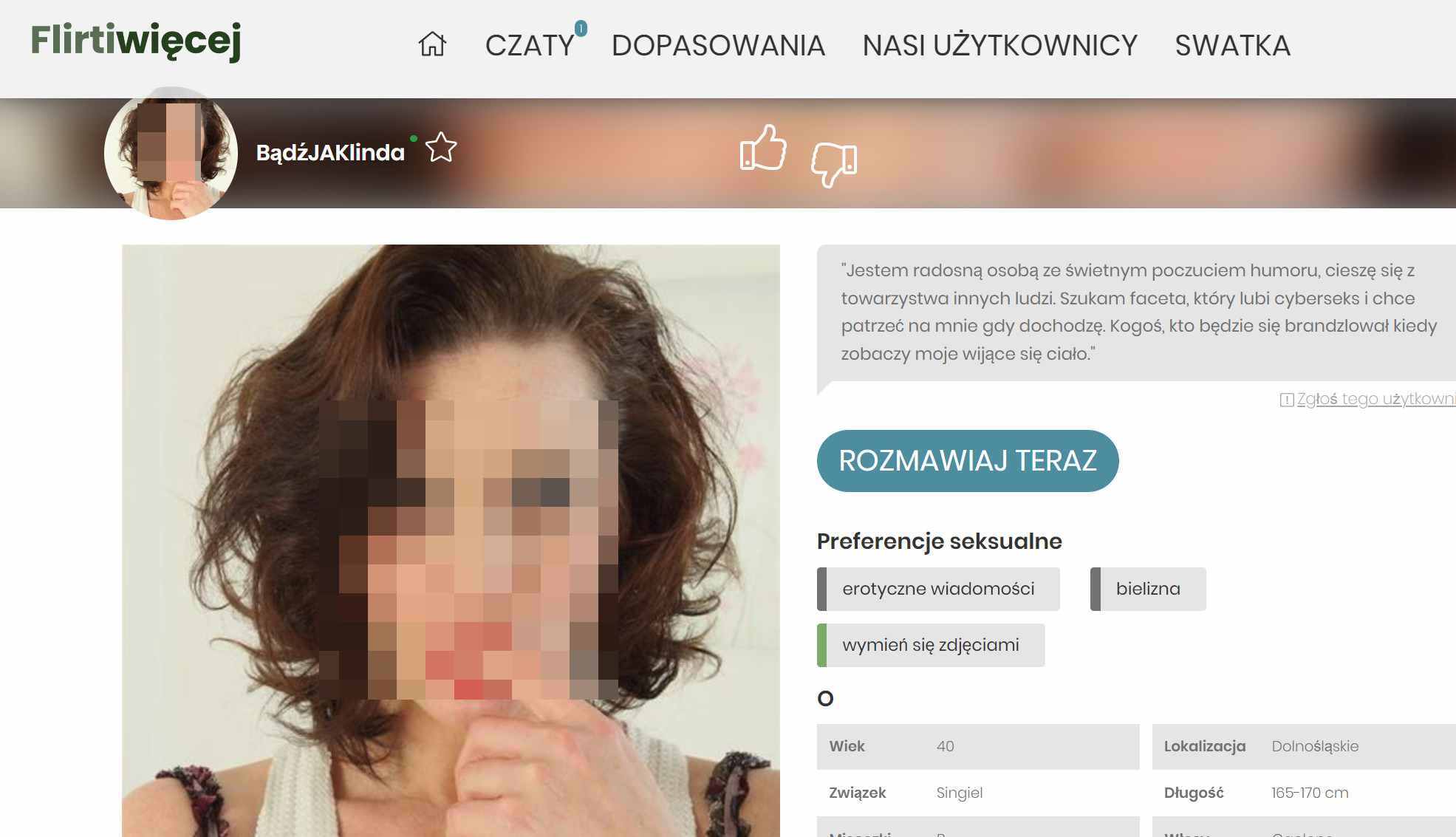 Czatowanie platformy Flirtiwiecej.com